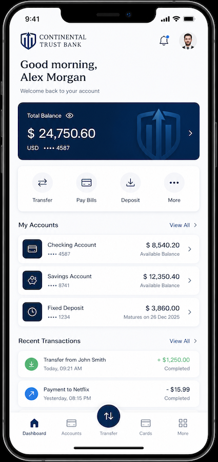 Continental Trust Mobile App